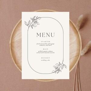 Printable Event Menu | Event Printable | Place menu | Drink menu printable | Menu Template | Wedding table menu | Birthday Menu Template