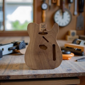 Einteiliger Gitarrenkorpus im Vintage-Telecaster-Stil