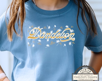 Ella Fan-jeugdshirt voor meisjes | Shirt met countrymuziek paardenbloem | Comfortkleuren Rodeo-afbeelding | Texas-concertoutfit | Western verjaardagsfeestje