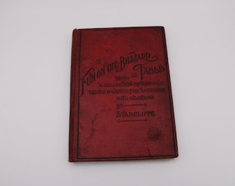 Book from 1900 Fun on the Billiard Table