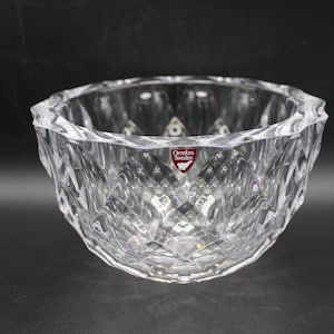 Orrefors Sweden Heavy Crystal Bowl