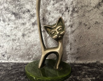 Cat ring holder by Seba of England