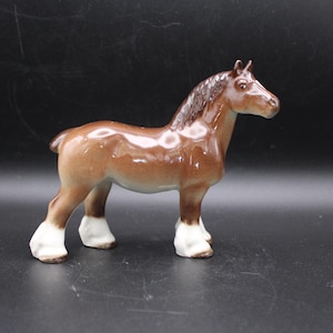 Vintage Porcelain Shire Horse