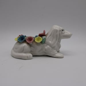 Dog Pin Cushion Vintage Ceramic