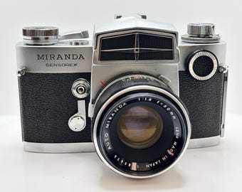 Vintage Miranda Sensorex 35 mm camera - werkende staat met lichtmeter - klassieke Japanse precisie!
