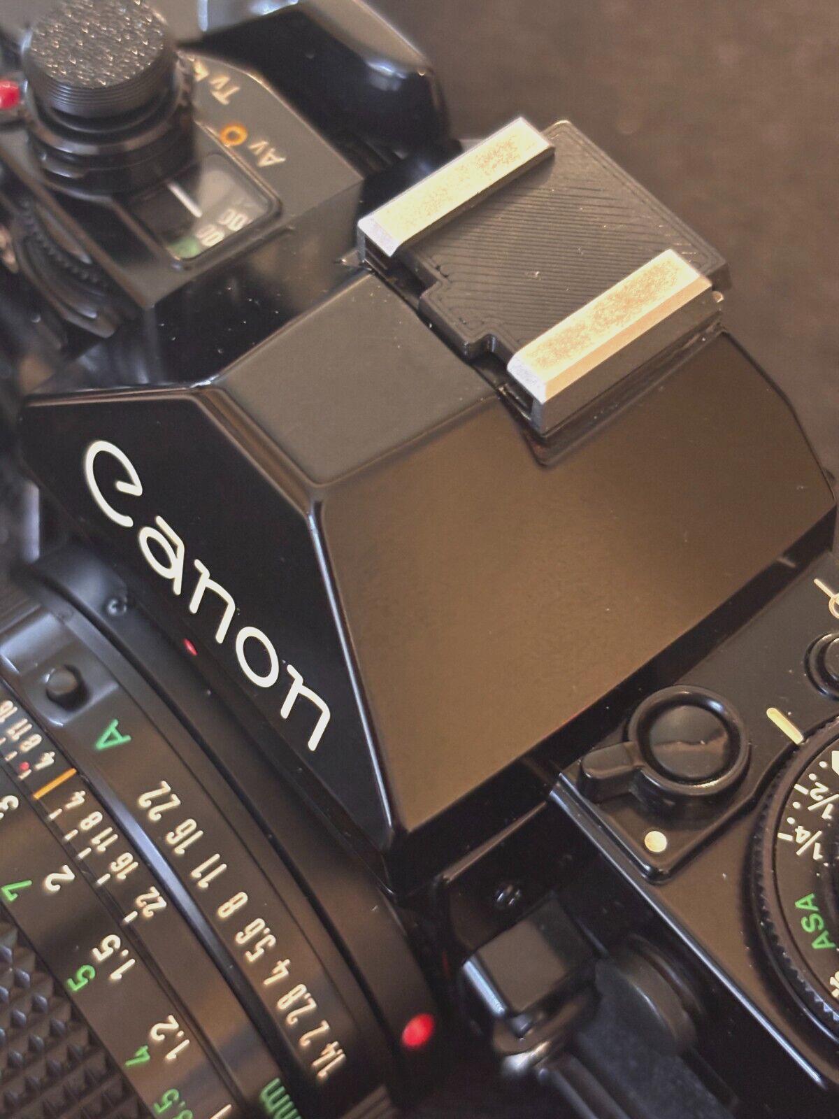 3D Printed Canon Hot Shoe Cover Cap AE-1 Program A-1 A1 AT-1 AL-1