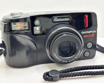 OLYMPUS 防水コンパクトフィルムカメラ 35-120mm Olympus Superzoom 120 / 35-120mm F4.5-8.7 Zoom Lens / Black 35mm