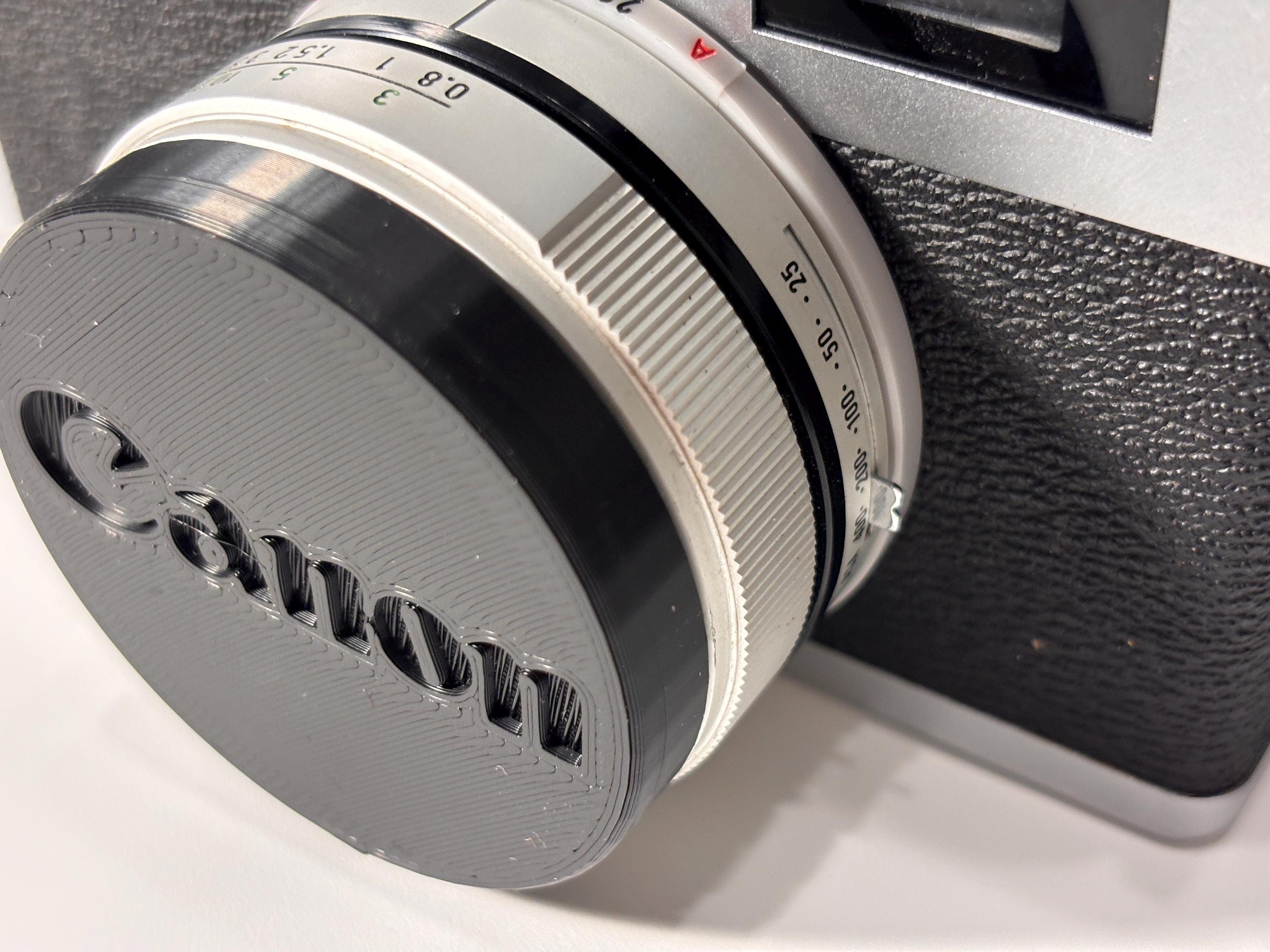 動作品　Canon Canonet QL17 GIII　レンズキャップ付き Canon QL17 QL19 Canonet Flexible Lens Caps and Hot Shoe Covers by