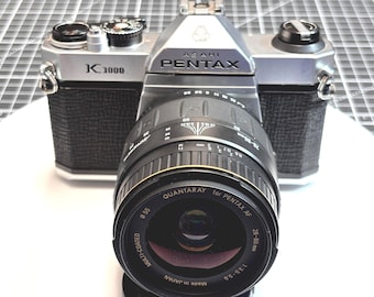 ペンタックス K1000 コンプリートキット: 28-80 mm ズームと 70-210 mm