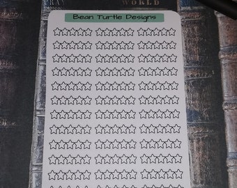 Star Rating, Rating Stars STICKER Sheet