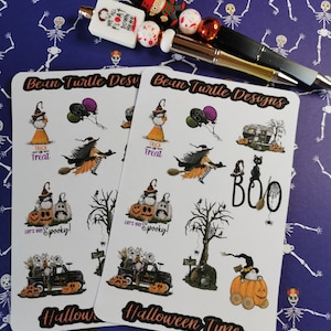 Hallowwen Time/ Planificateur Décor/ Bean Turtle Designs