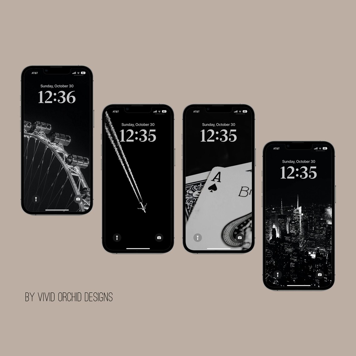 Black iPhone Ios16+ Wallpaper Bundle, Black Lock Screens, 50 HD ...