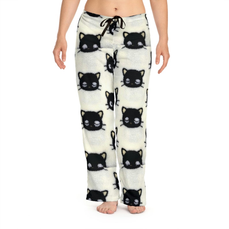 Retro Chococat Love Cream Hearts Valentine Kitty Pajama Pants Etsy