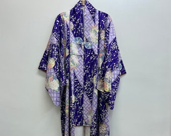 Japanese Silk Kimono Gown
