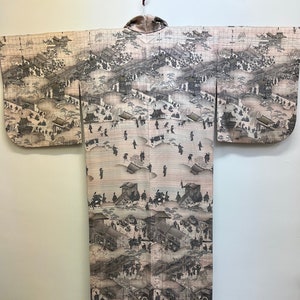 Antique Unique Japanese Silk Kimono