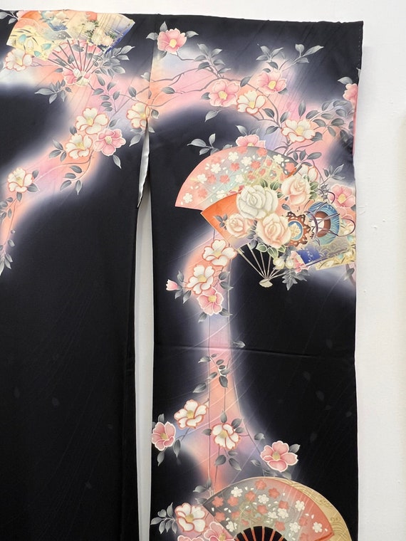 Japanese Silk Furisode Shogun Kimono - image 7
