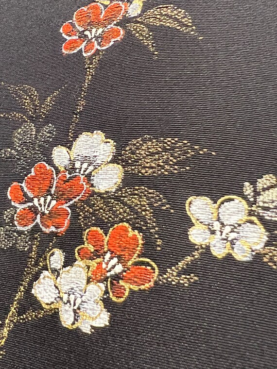 Antique Embroidered Silk Japanese Haori Kimono - image 5