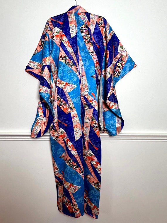 Japanese Silk Furisode Kimono - image 1