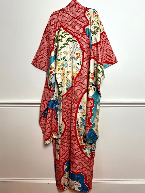 Antique Japanese Furisode Kimono