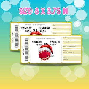 Surprise Bowling Ticket Template: DIY Bowling Tournament Invitation (PDF)