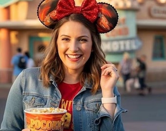 Lightning McQueen Inspired Mouse Ears | Cars Radiator Springs Headband