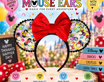 Handmade Mouse Ears Headband | Cardboard, Foam, Fabric Ears