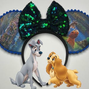 Classic Lady and The Tramp Inspired Mouse Ear