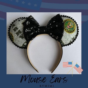 Military Branches #1 Inspired Mouse Ears/Air Force/Marines/Army