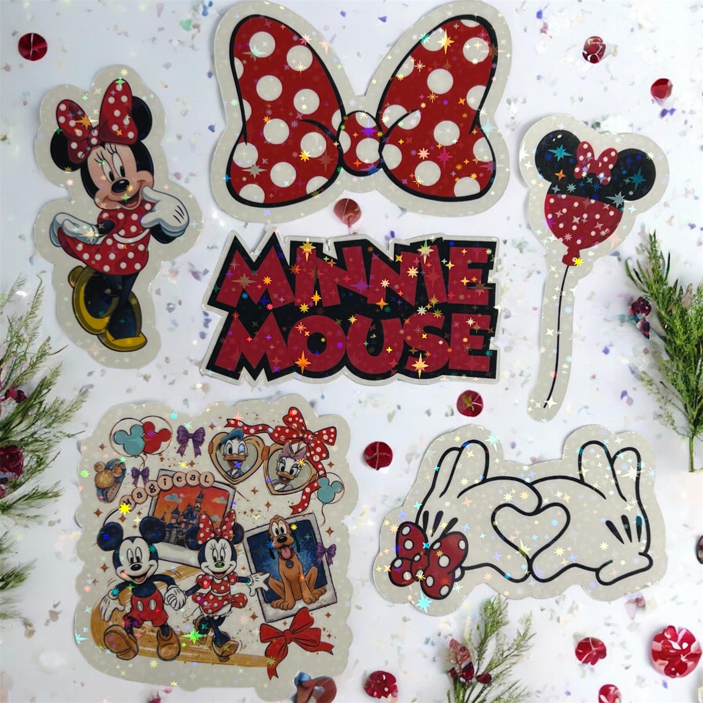 Minnie Mouse Sticker Packs | Water Resistant Holographic Sticker ...