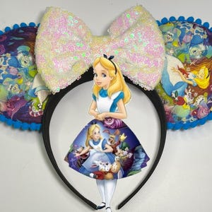 Alice In Wonderland Inspired Mouse Ears/Cheshire/Queen of Hearts/White Rabbit