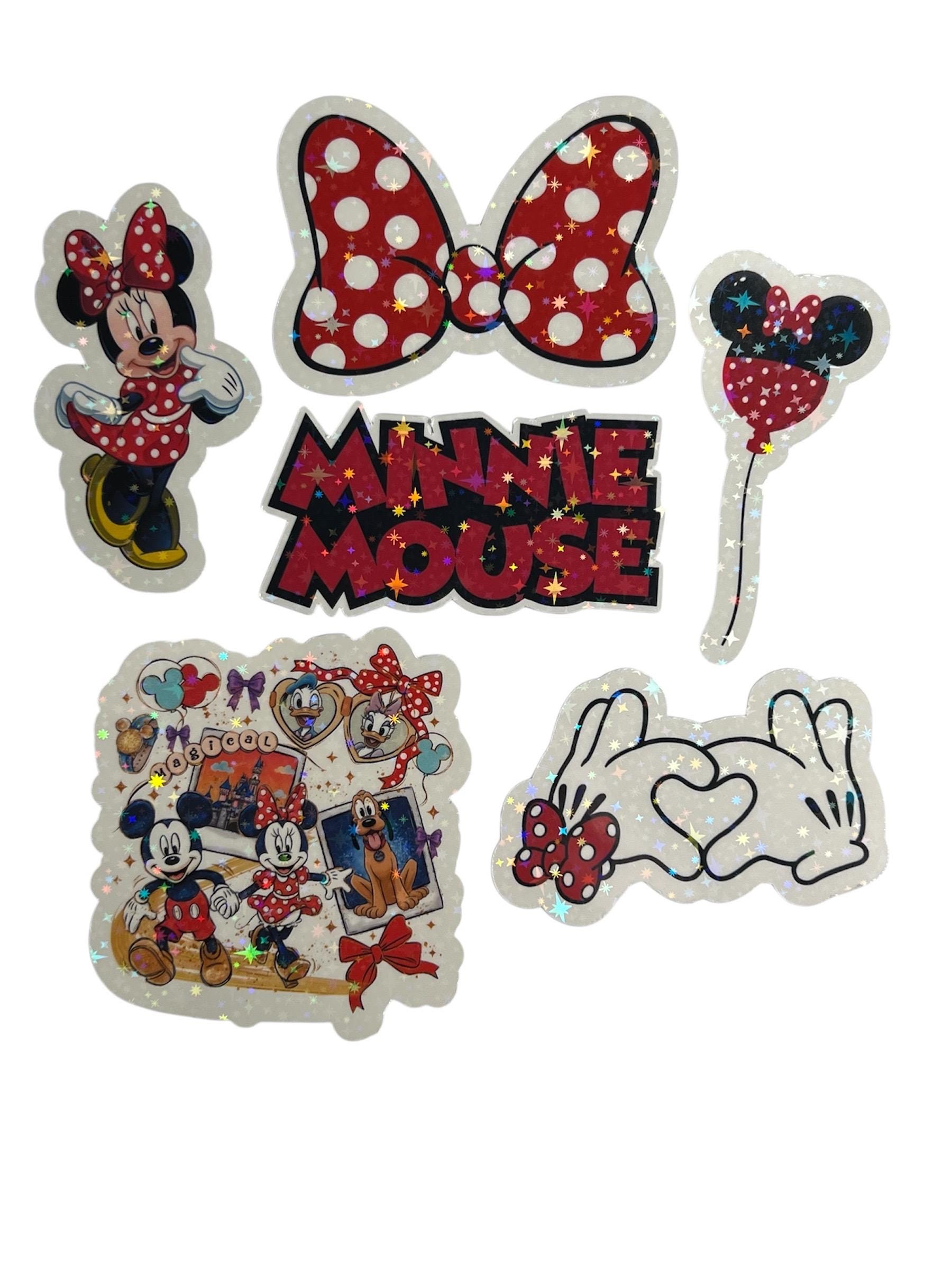 Minnie Mouse Sticker Packs | Water Resistant Holographic Sticker ...