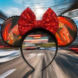 Mouse Ears | Lightning McQueen Inspired Mouse Ears/Cars/Radiator Springs Bild 2