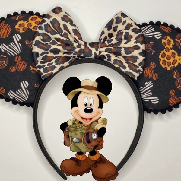 Safari Mickey Inspired Mouse Ears