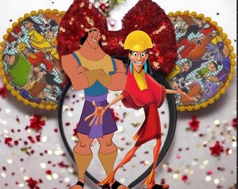 Emperor's New Groove Mouse Ears | Yzma Kronk Handmade Headband