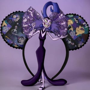 yzma purple dress DISNEY VILLAINS FANART