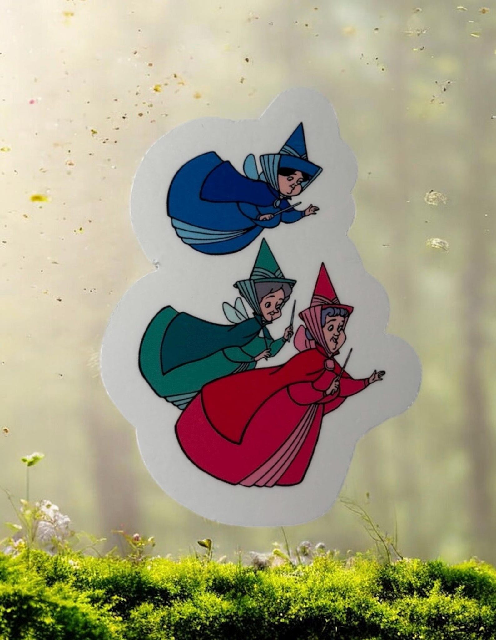 Sleeping Beauty/aurora Sticker Pack/princesses |water Resistant |clear ...