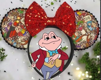 Mr. Toad's Wild Ride Inspired Mouse Ears Headband | Handmade