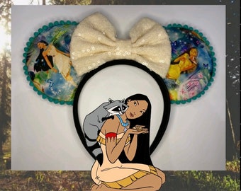 Pocahontas Inspired Mouse Ears