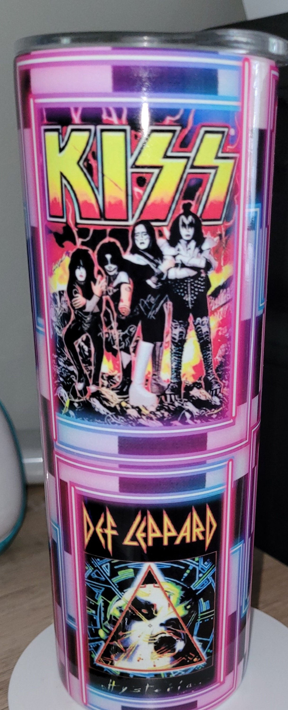 Amazing Bands 80's Rock Bands,tumbler Wrap, Sublimation, 20 oz Skinny Straight wrap