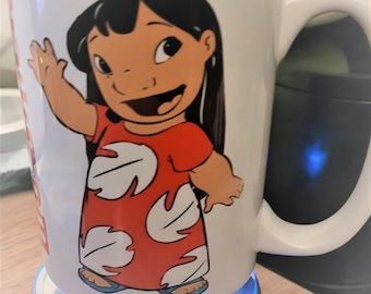 Lilo Stitch Mug,  Lilo And Stitch Mugs, Lilo Tea Mugs, Ohana Means Family,