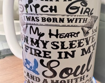 LILO AND STITCH Mug Ohana coffee mug, Valentines Mug, Disney Mug, tea mug beautiful gift for family and friends, hot chocolate mugs