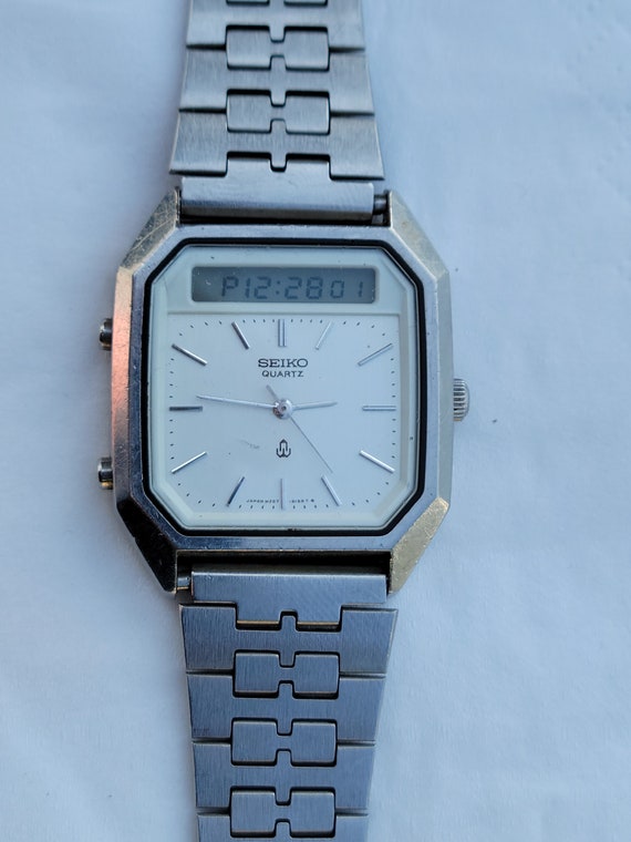 Excellent Vintage Seiko H357-5080 Digital and Analog Quartz - Etsy Australia