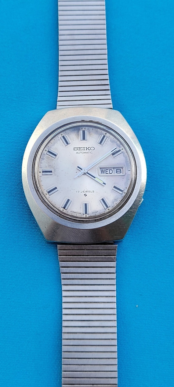 Stunning Vintage Seiko 6109-8029 17 Jewels Automatic Stainless - Etsy
