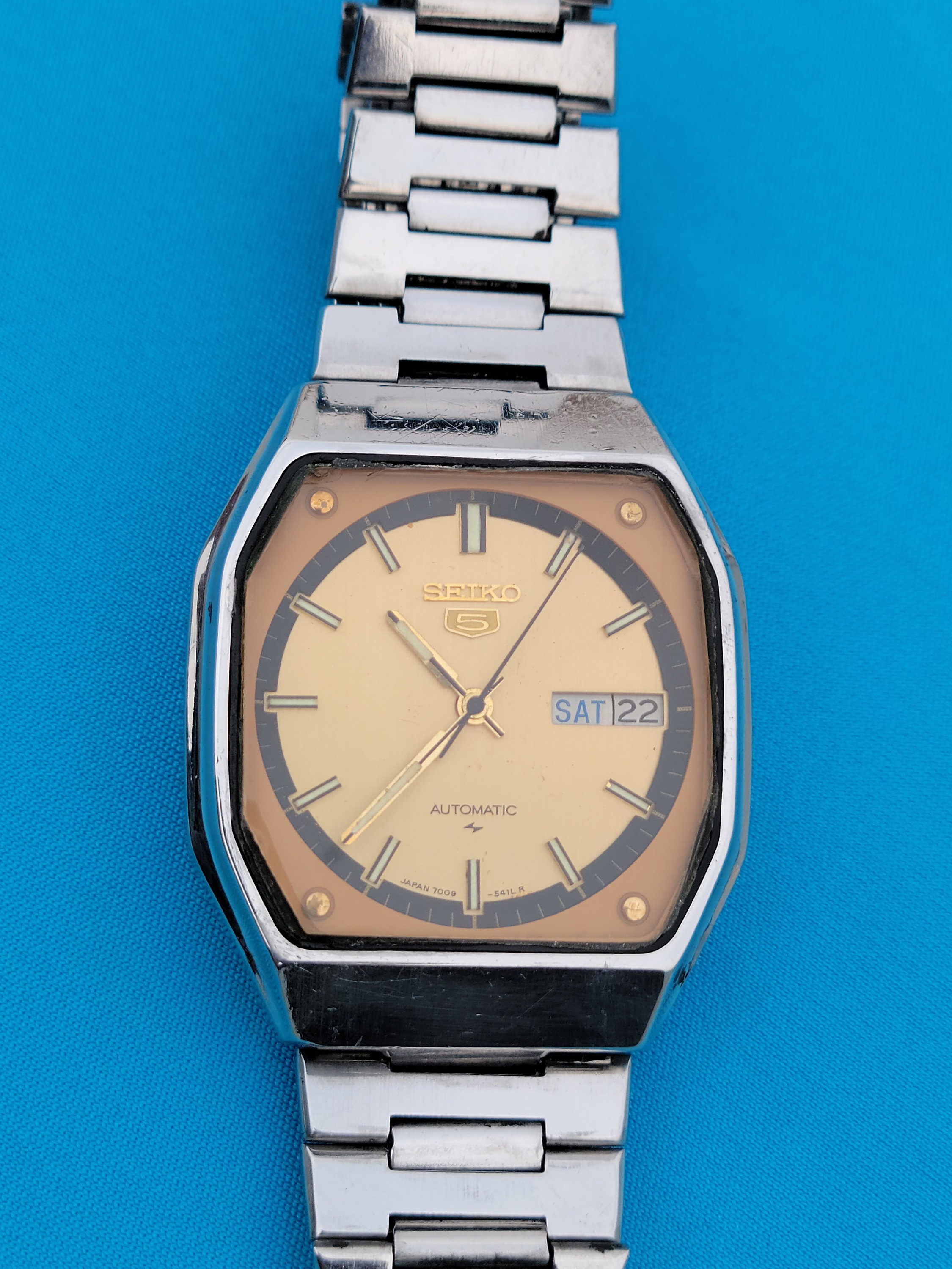 Excellent Vintage Seiko 7009-53OB Automatic Stainless Steel - Etsy