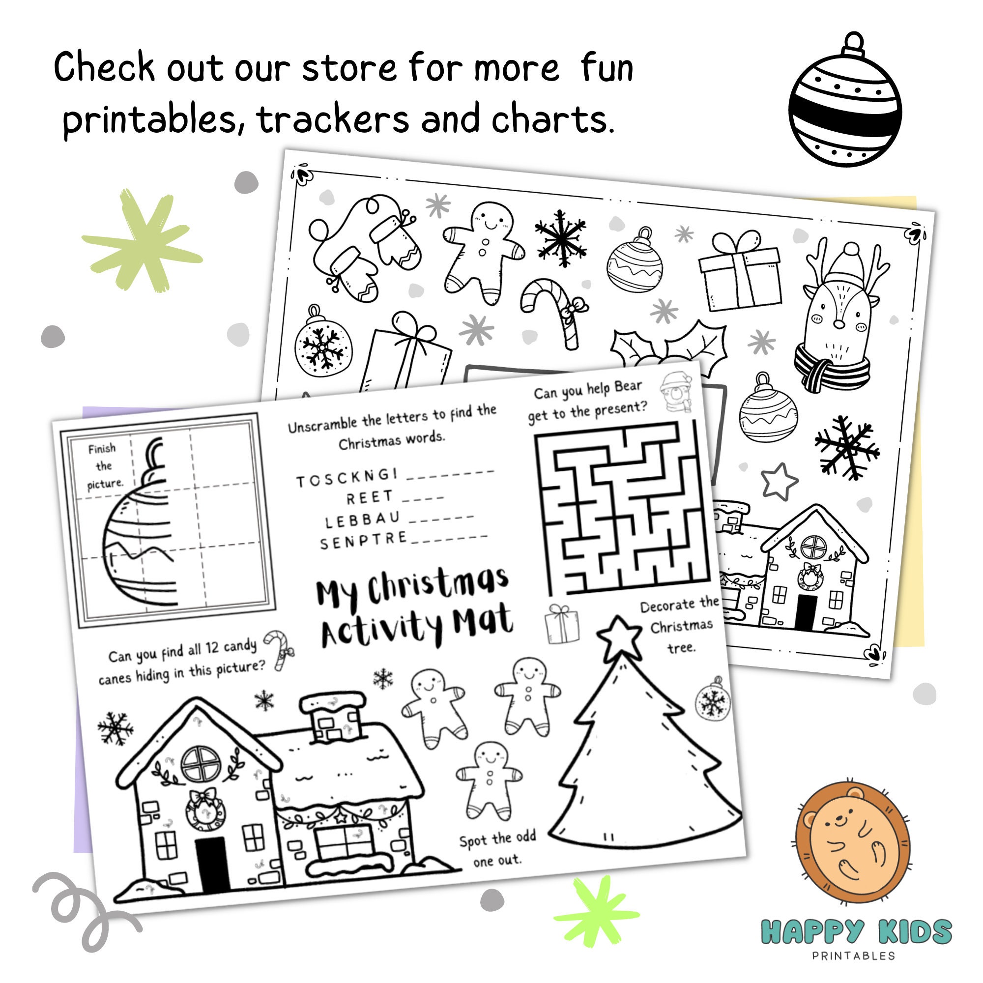 Advent Activities Printable Advent Calendar Christmas Etsy