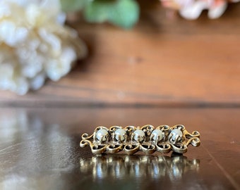 Vintage 14kt Pearl Brooch For Women, Antique Brooches For Her, Brooch Pearl, Estate Pearl Brooch, Gift For Wife, Estate Pearl Pin Brooch