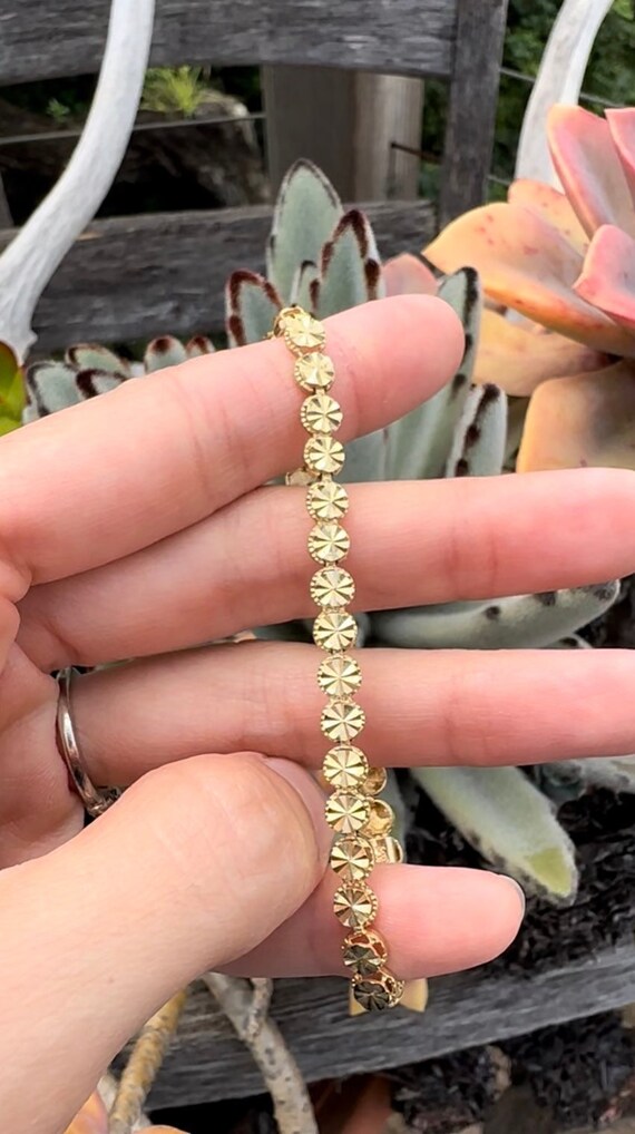 Vintage 14k Solid Yellow Gold "Beverly Hills Gold Ten… Gem