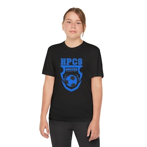 Youth Soccer Competitor Tee, Sports T-Shirt for Kids, Youth Team Shirt, Soccer Practice Apparel, Sports Gift for Boys and Girls