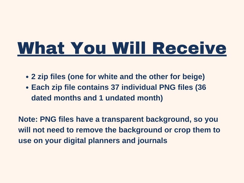 Monthly Calendar Stickers for Digital Planners 2024 2026 Goodnotes Etsy