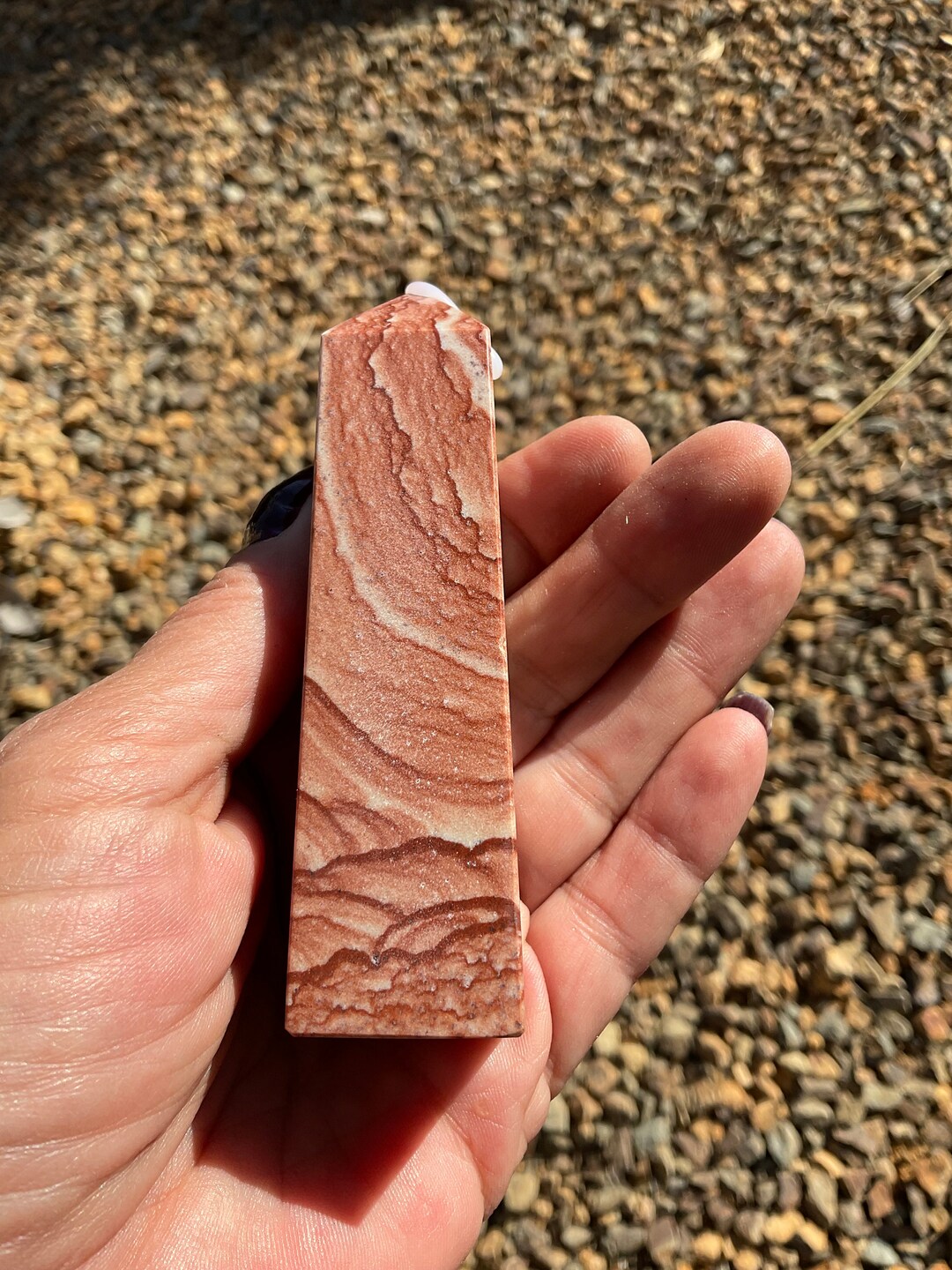 Petrified Wood Crystal Tower/polished Petrified Wood/home Etsy